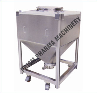 Square IBC Bin with legs